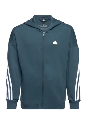 Adidas Future Icons 3-Stripes Full Zip Hoodie - Kids - Green