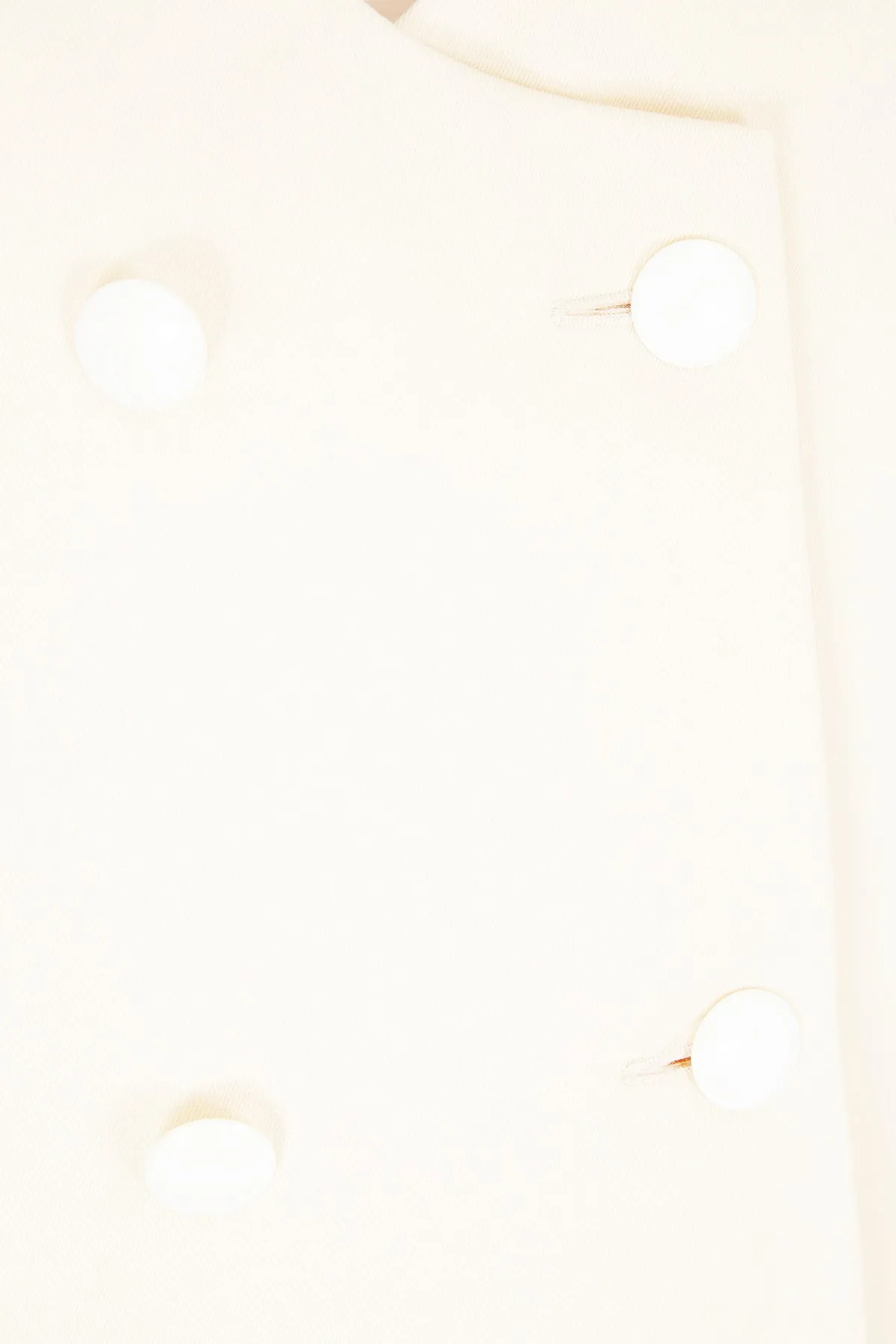 ARCHIVE - 1990s Pierre Cardin Prestige Cream Double Breasted Skirt Suit
