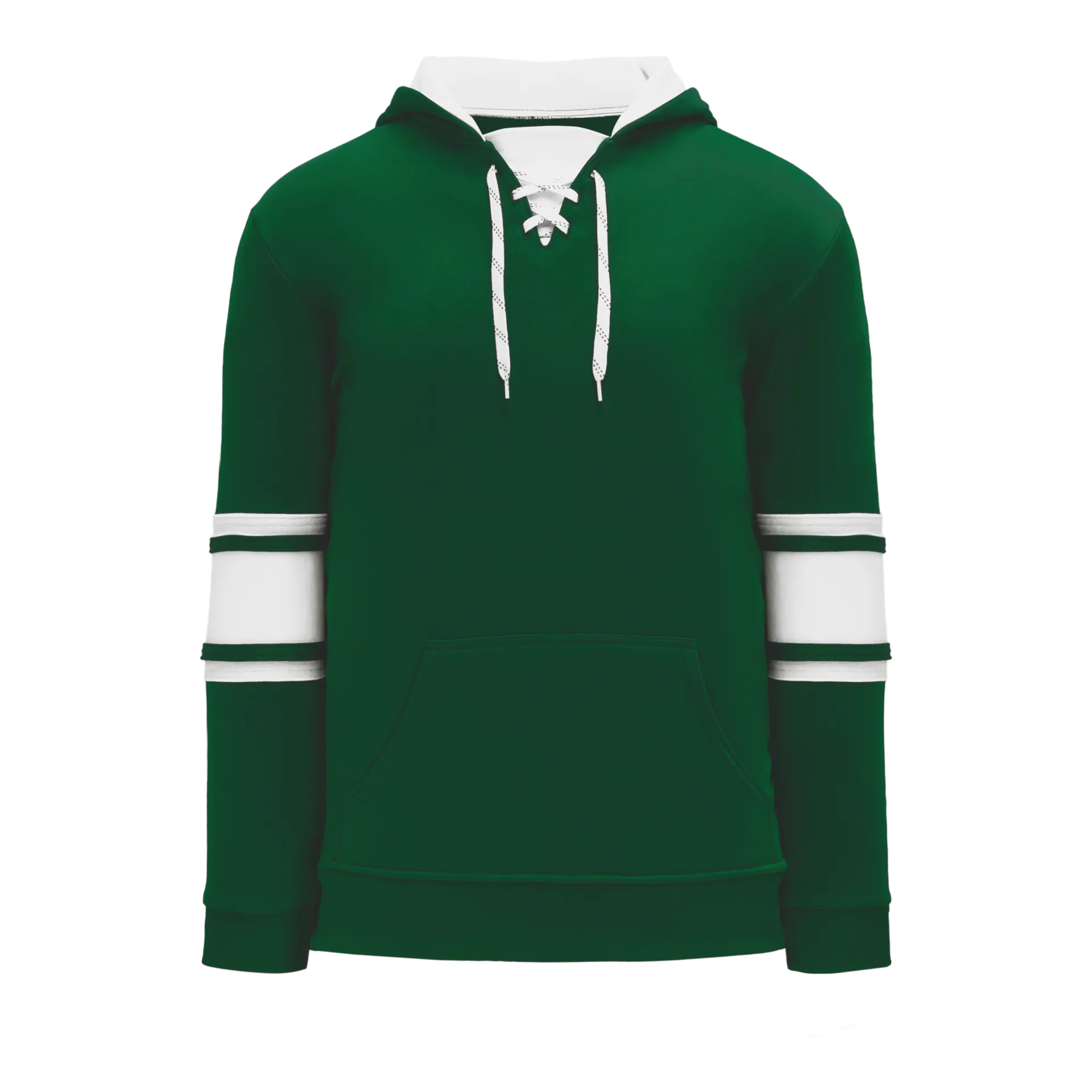Athletic Knit (AK) A1845A-260 Adult Dark Green/White Apparel Sweatshirt