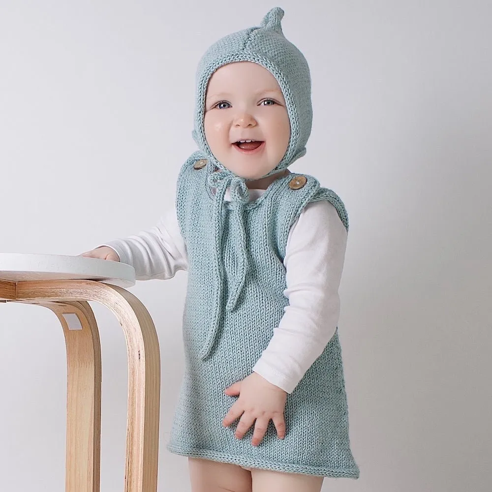 Baby Knitting PDF Pattern - Pinafore