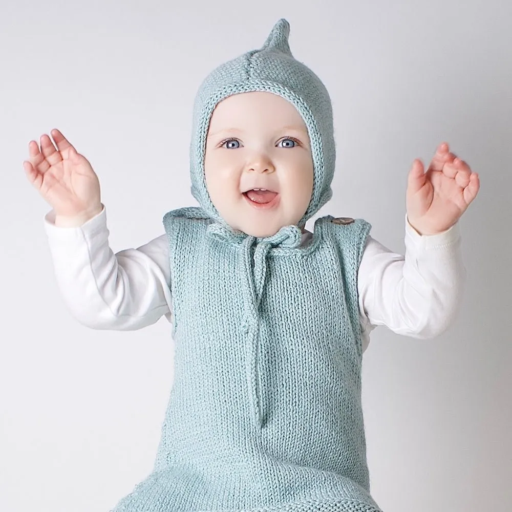 Baby Knitting PDF Pattern - Pinafore