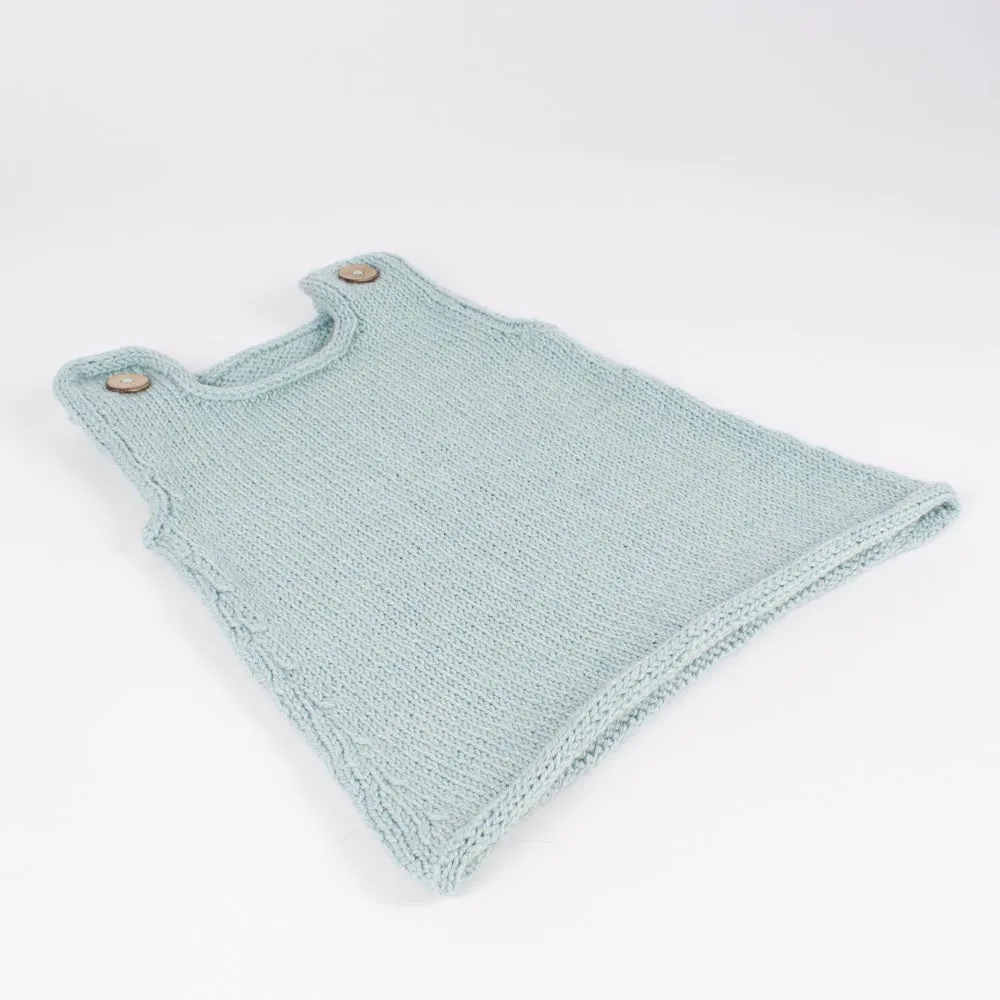 Baby Knitting PDF Pattern - Pinafore