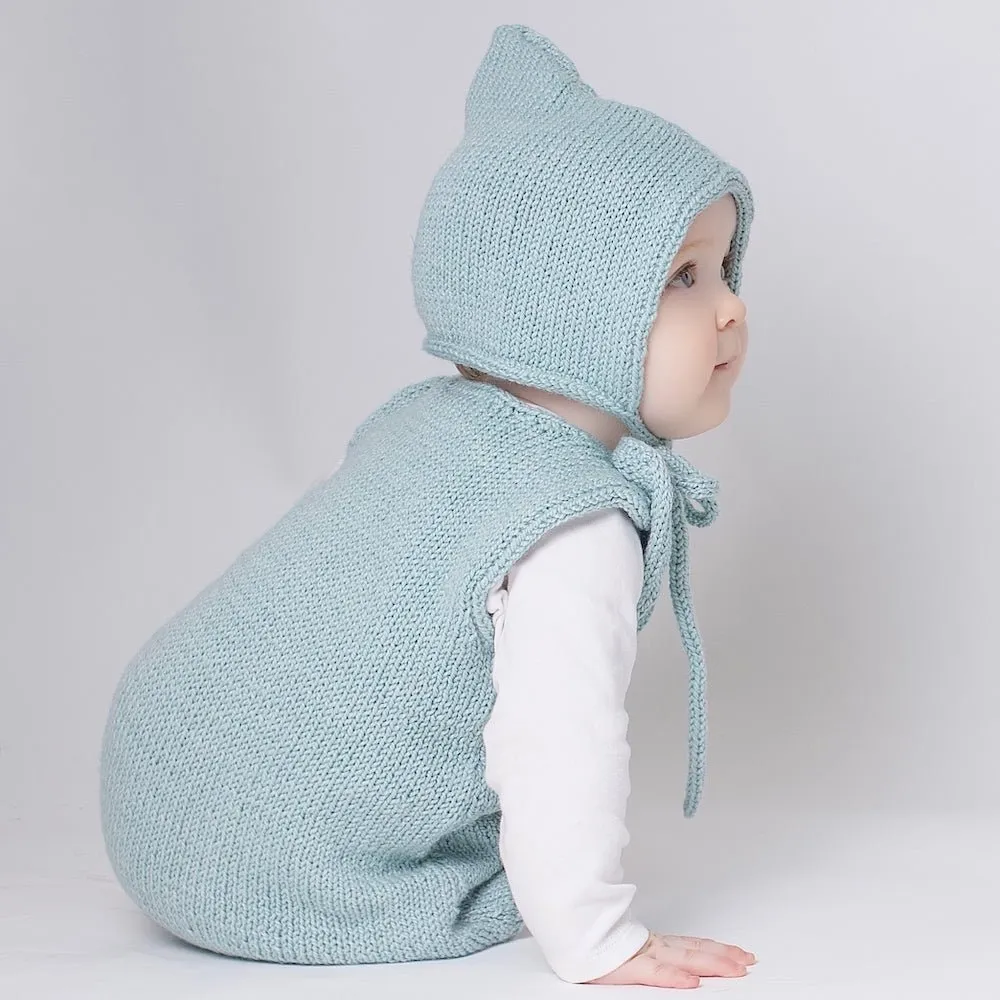 Baby Knitting PDF Pattern - Pinafore