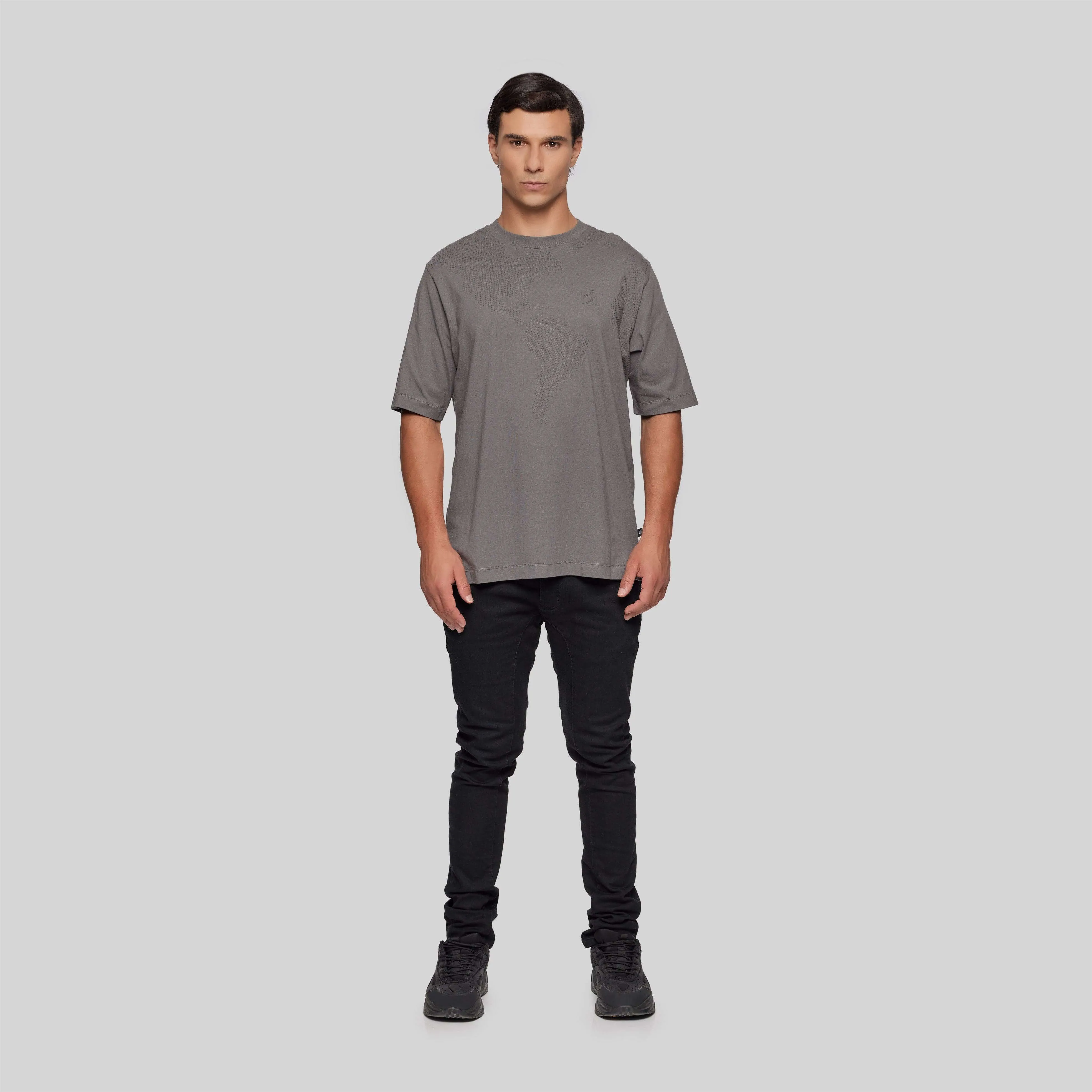 BALZAN GREY T-SHIRT OVERSIZE