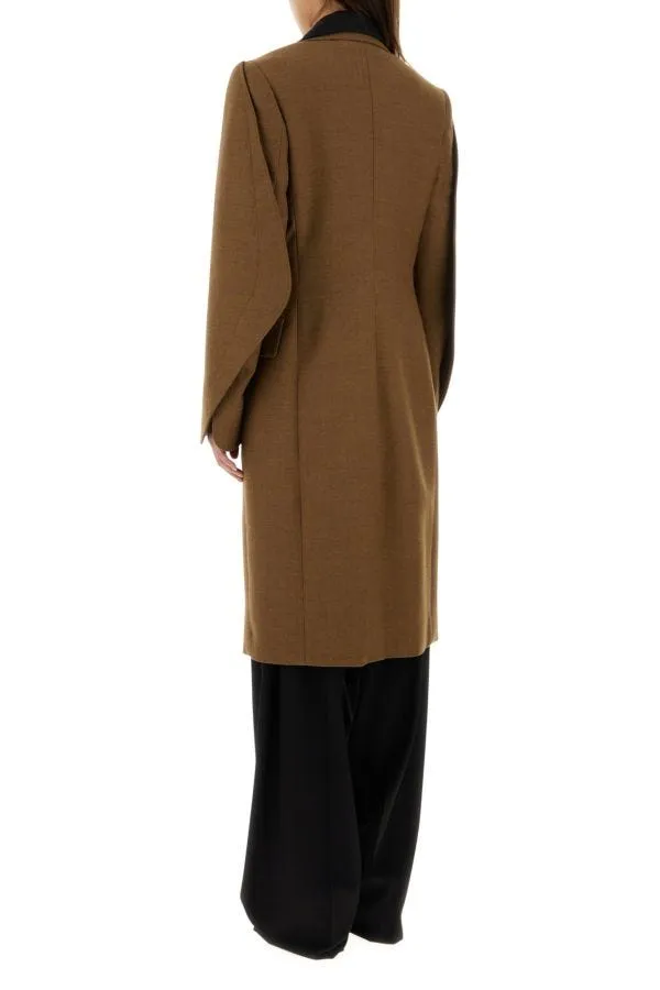 BOTTEGA VENETA | Biscuit wool blend coat