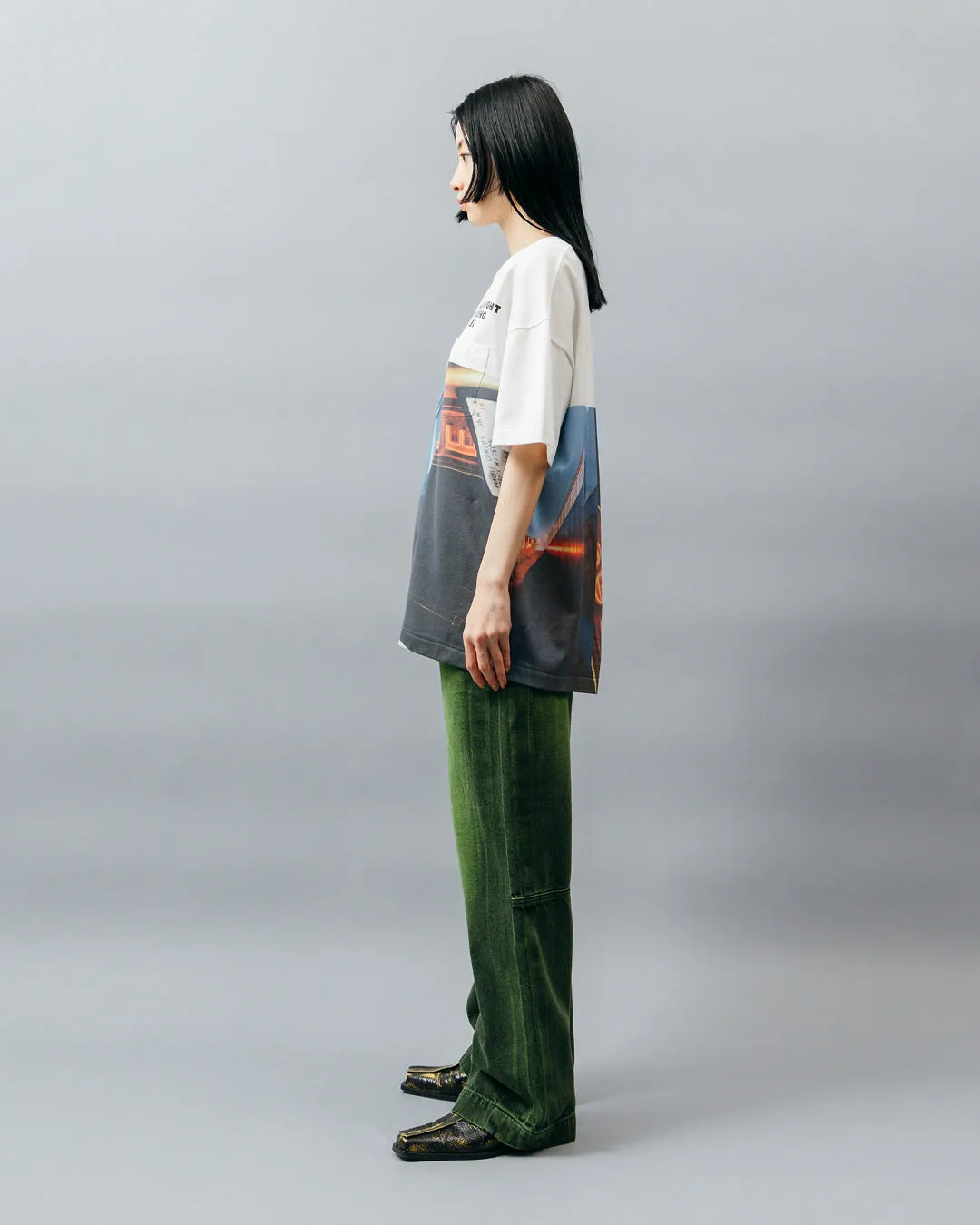 CALMNIGHT CRUISING T-SHIRT .09【WHITE】