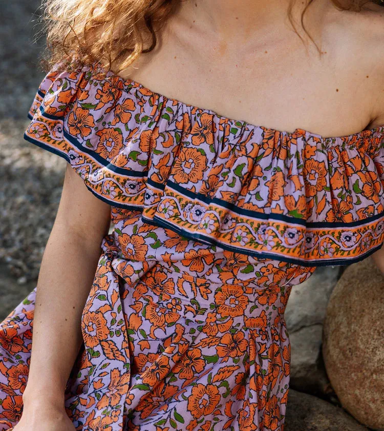 CLE Marianne Midi Dress in Asilah