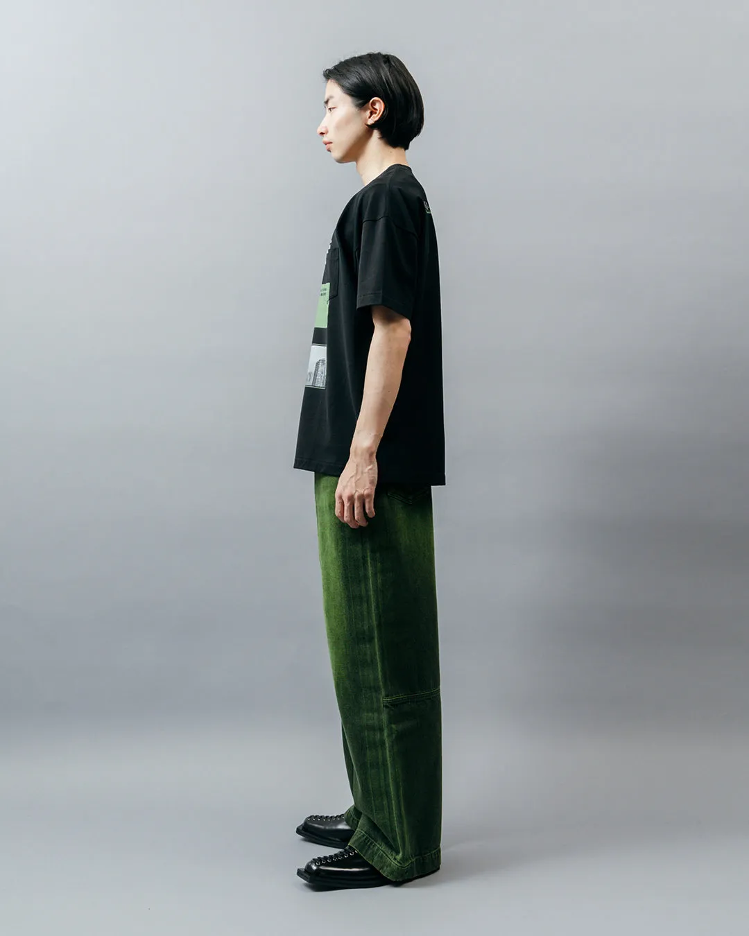 COMPOSITION T-SHIRT .09【BLACK】