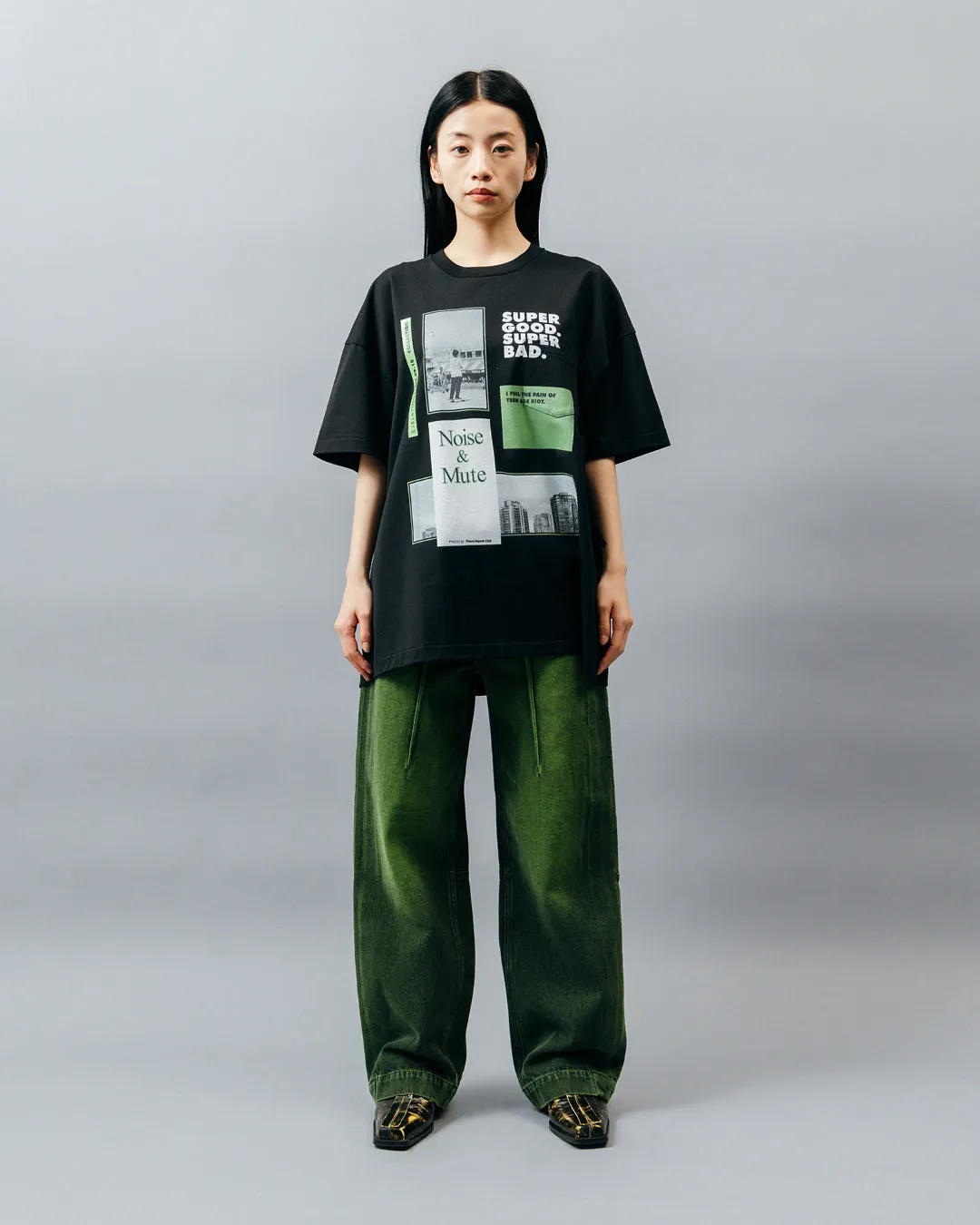COMPOSITION T-SHIRT .09【BLACK】