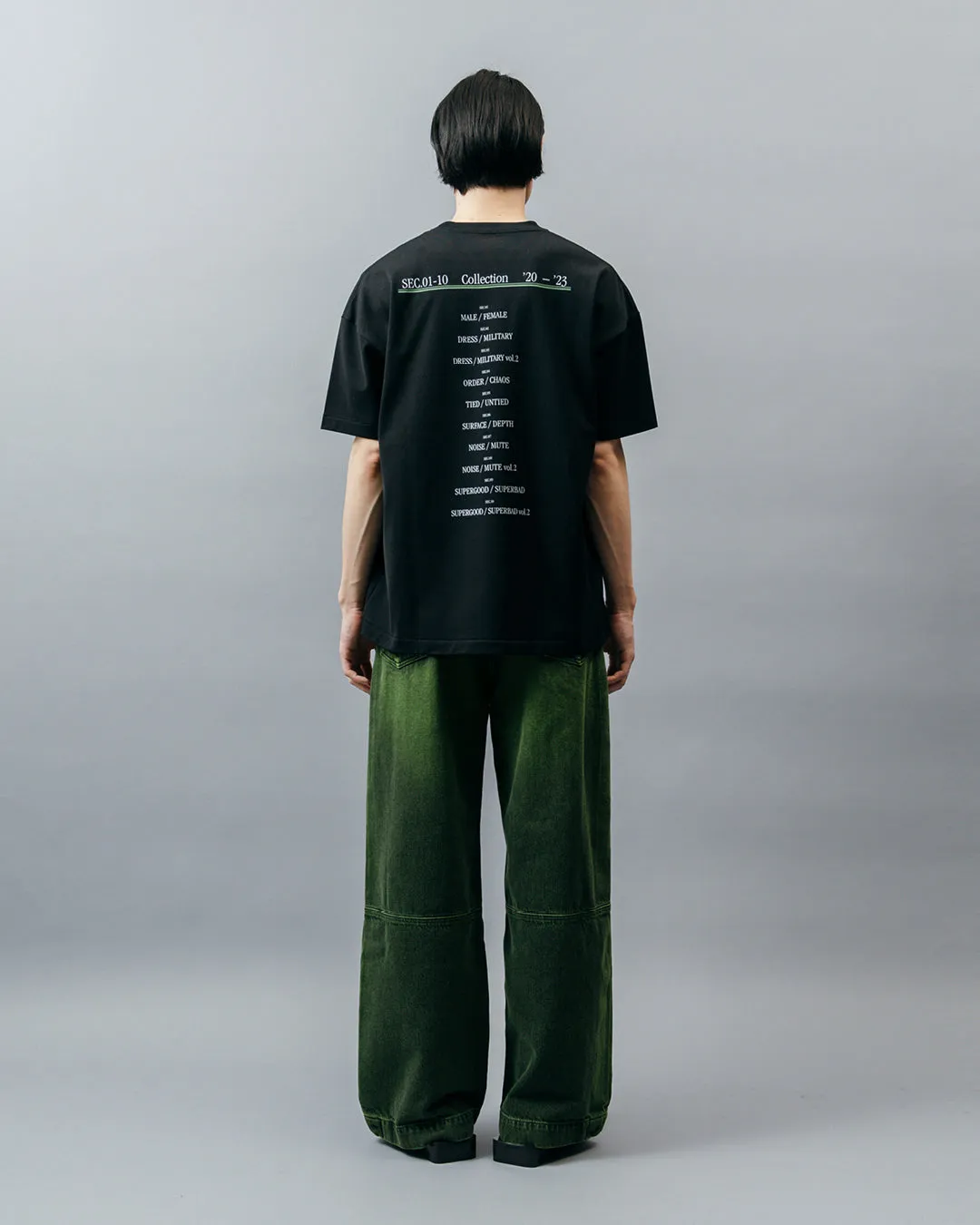COMPOSITION T-SHIRT .09【BLACK】