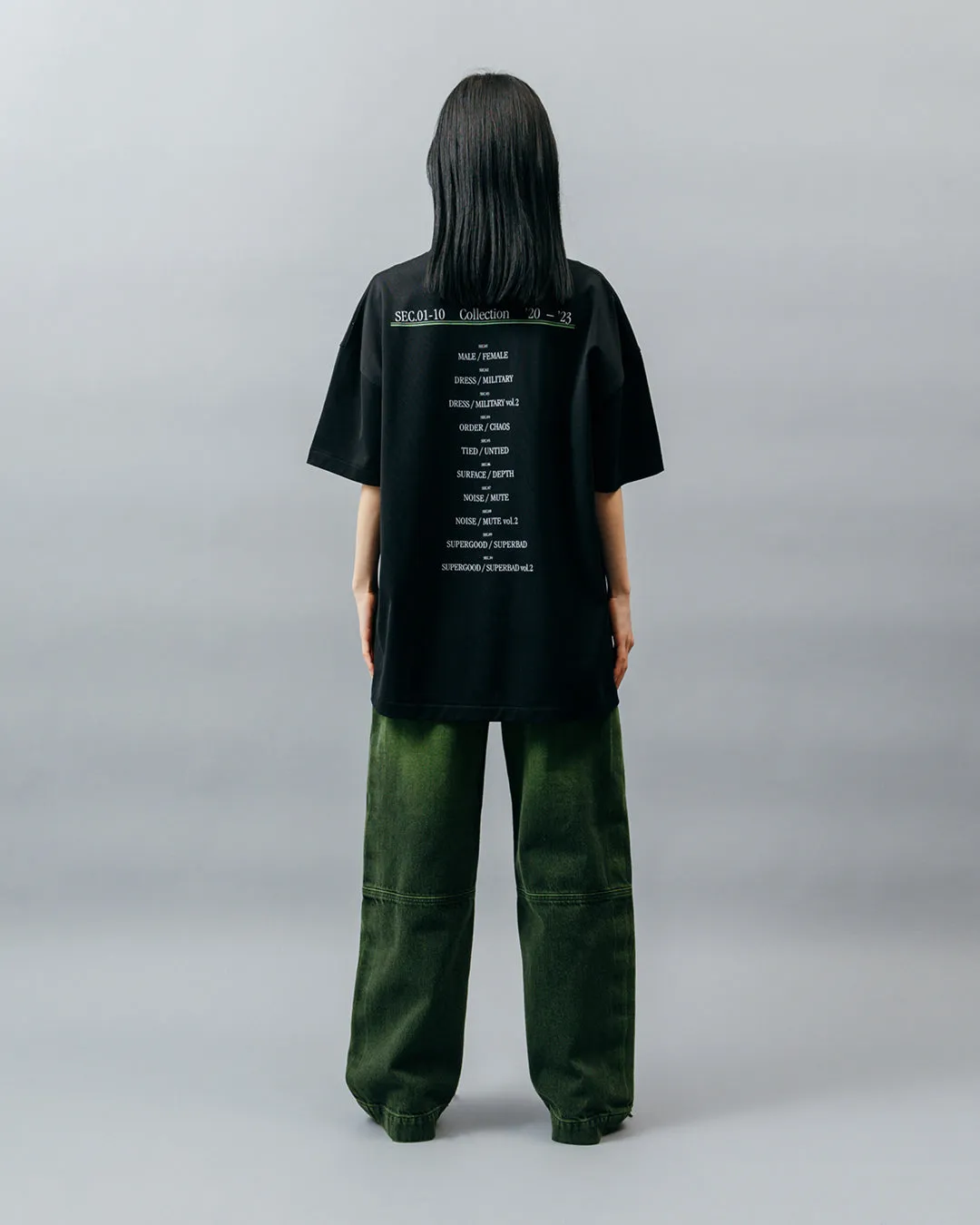 COMPOSITION T-SHIRT .09【BLACK】