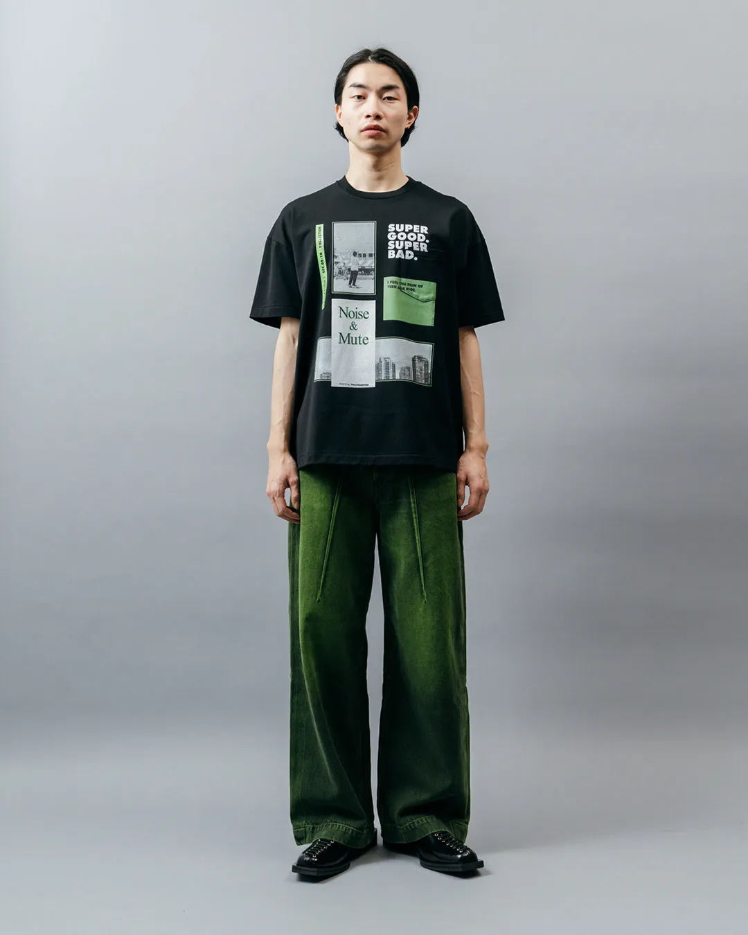 COMPOSITION T-SHIRT .09【BLACK】