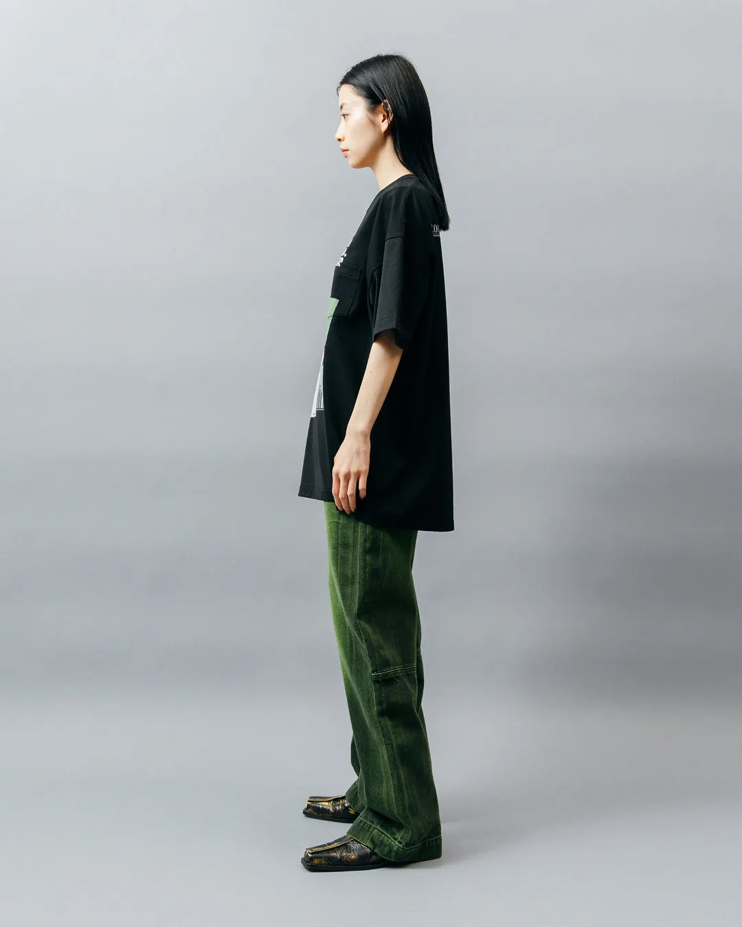COMPOSITION T-SHIRT .09【BLACK】