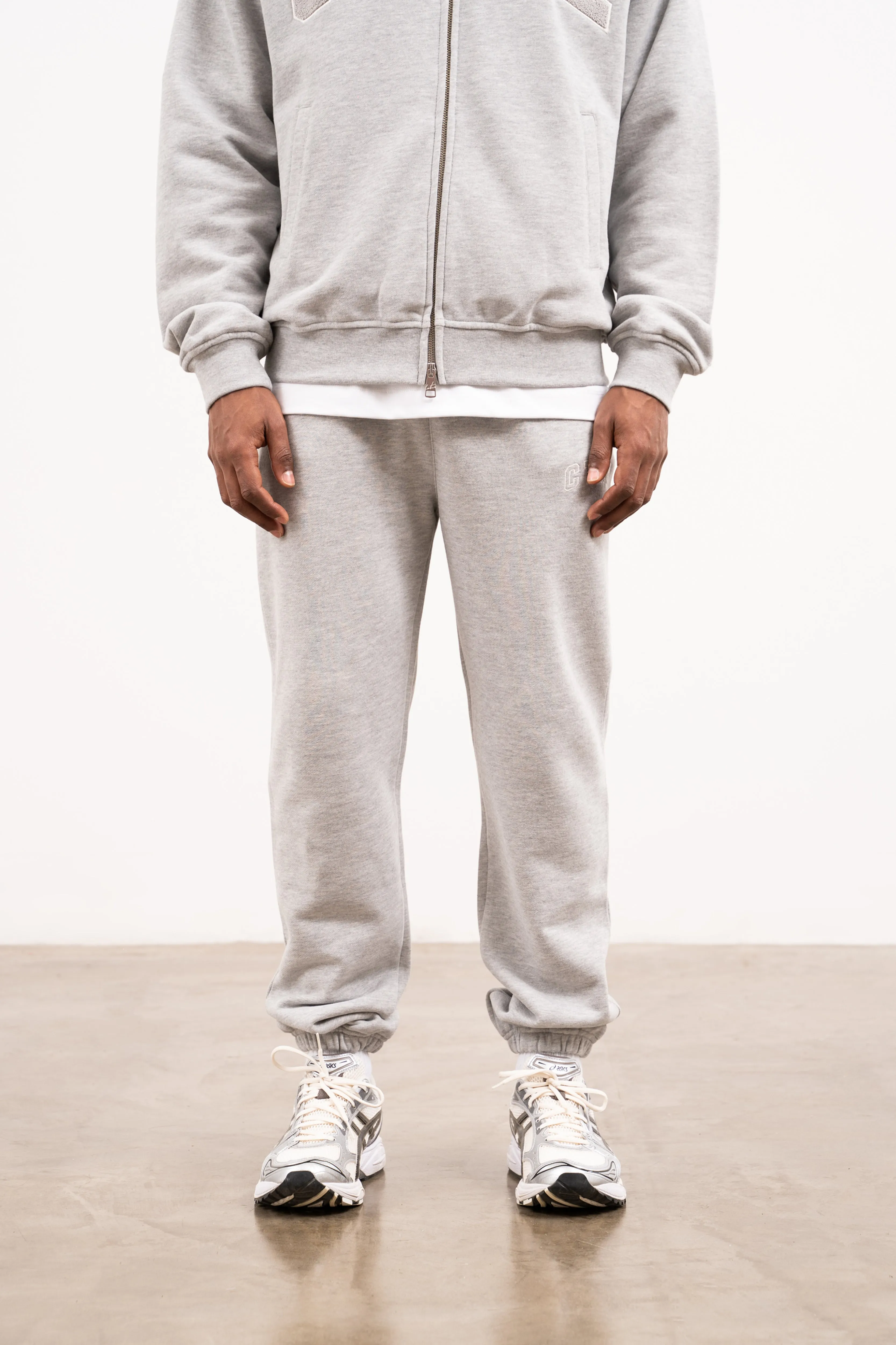 CTRE RELAXED CUFFED JOGGERS - GREY MARL