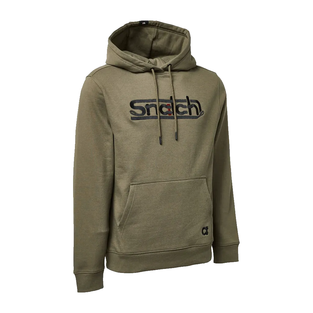Embroidered Snatch Hoodie Army Green