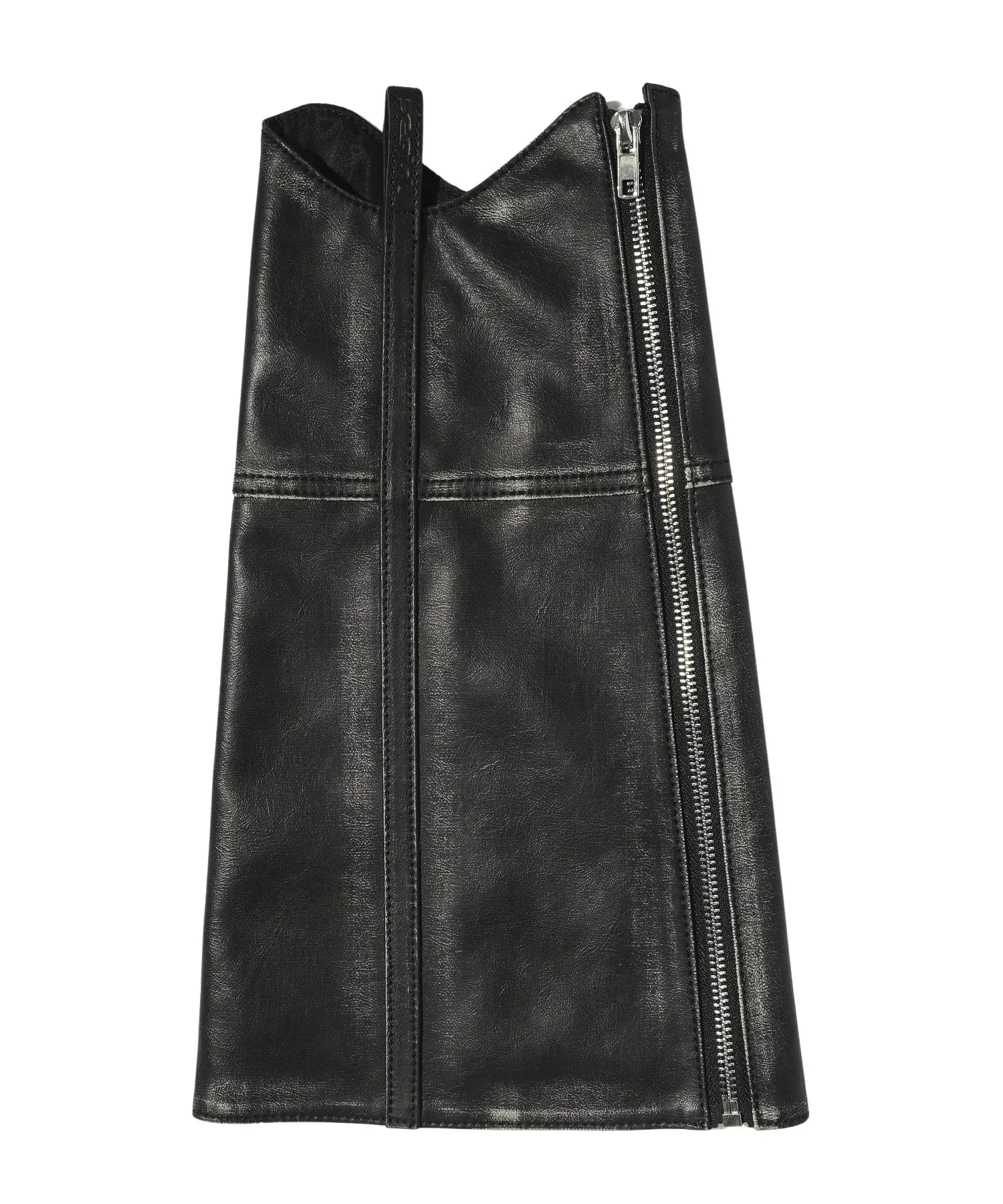 FAUX LEATHER LEG WARMER