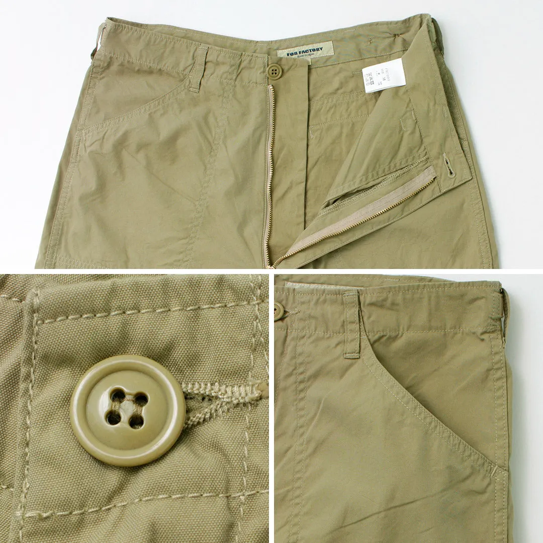 FOB FACTORY / FRC004  Military Baker Quarter Pants
