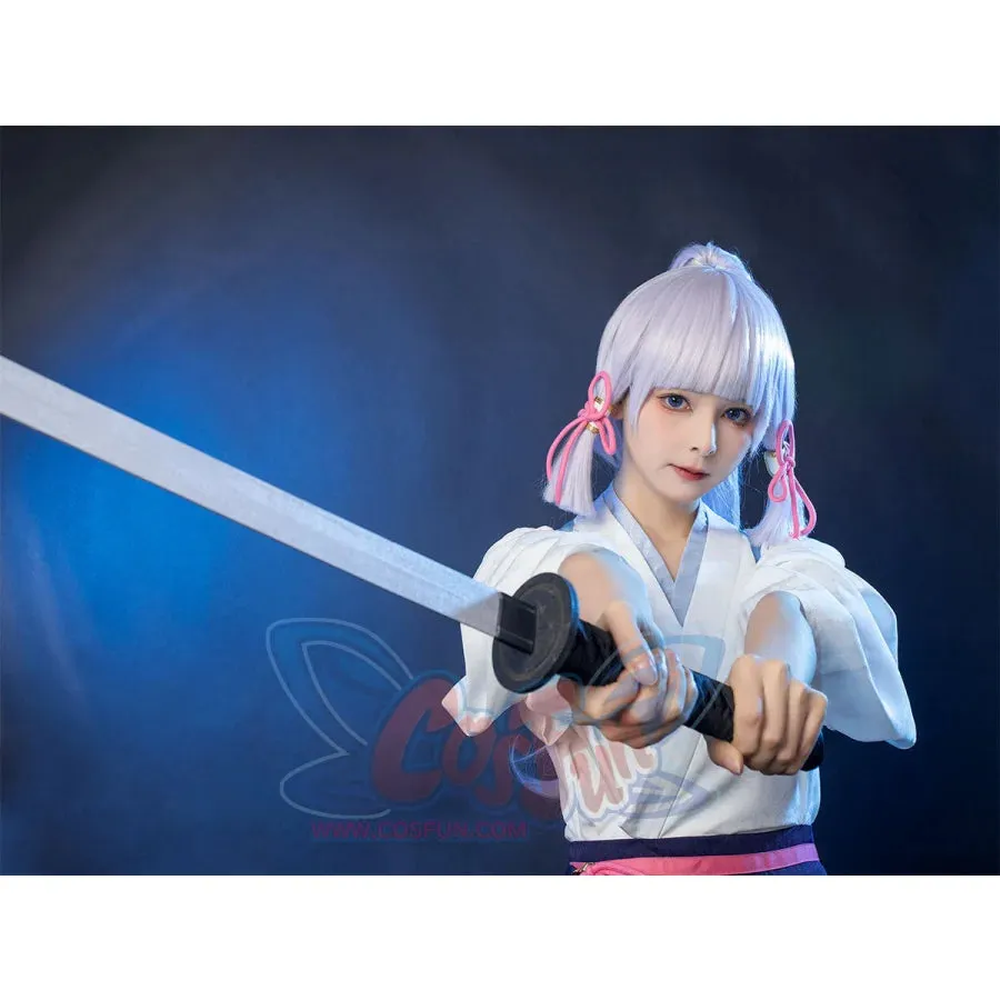Game Genshin Inazuma Kamisato Ayaka Cosplay Costume C02056