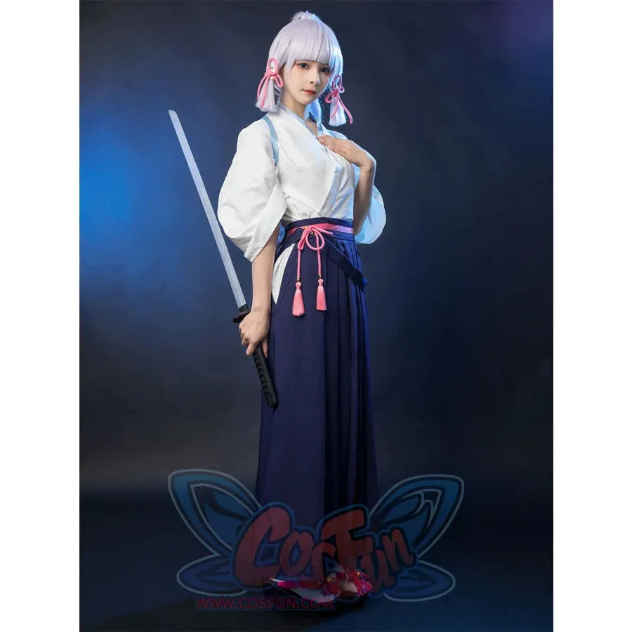 Game Genshin Inazuma Kamisato Ayaka Cosplay Costume C02056