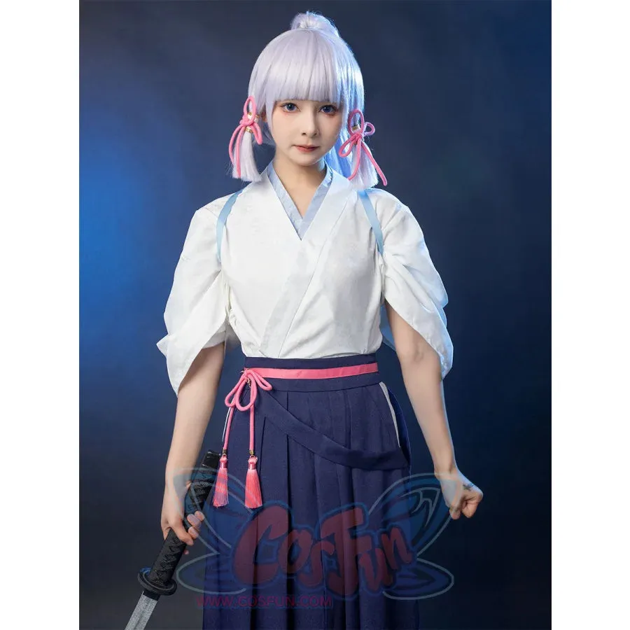 Game Genshin Inazuma Kamisato Ayaka Cosplay Costume C02056