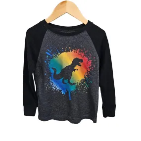 Garanimals Boys Dinosaur Thermal Shirt 4T Grey NWT