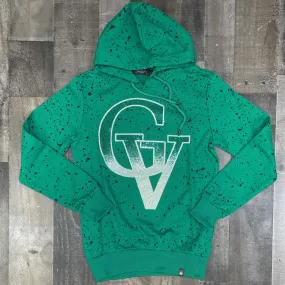 George V -  big gv logo hoodie (green)