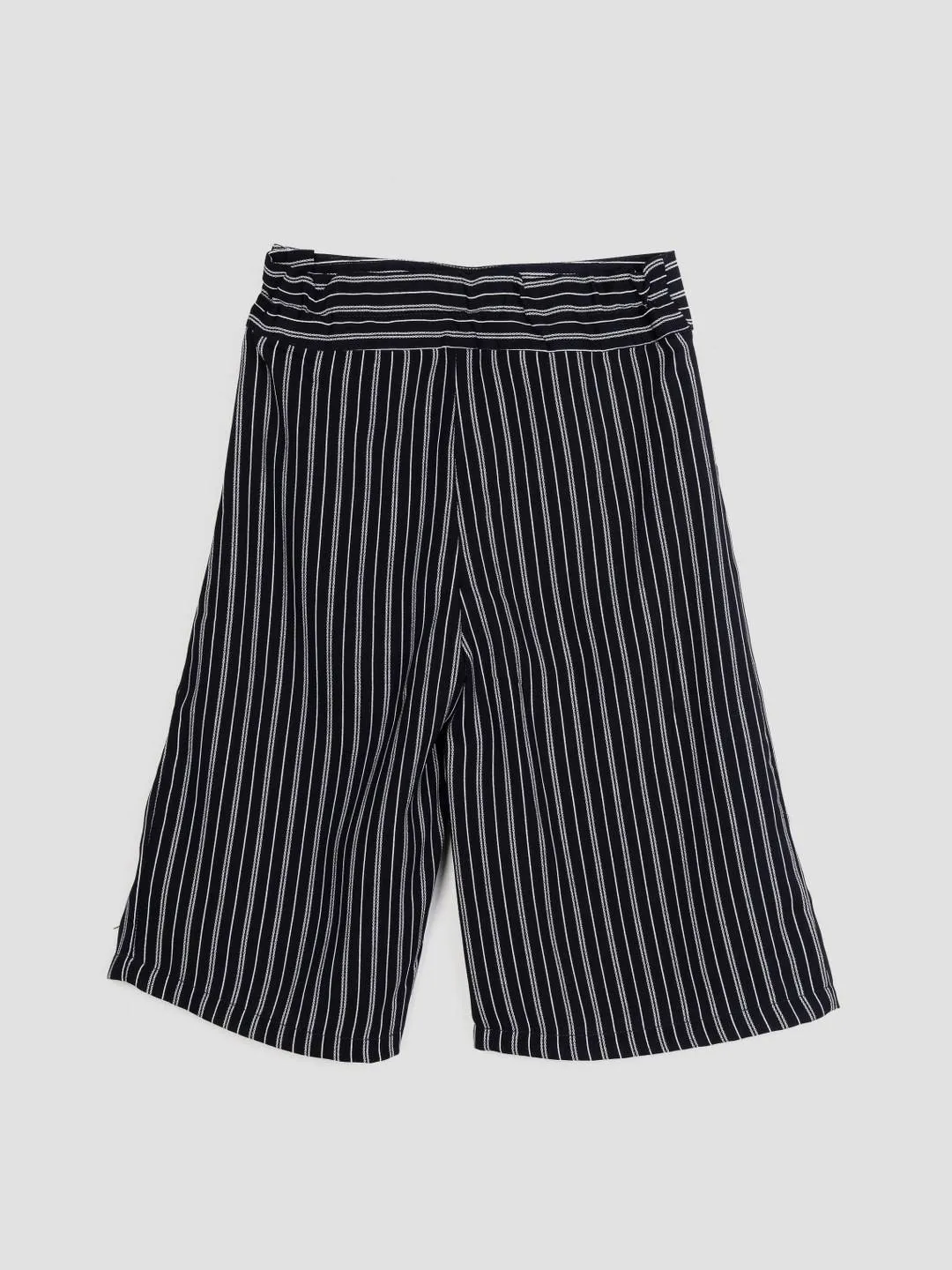Girls Navy Blue Printed Cullottes 12753