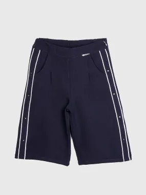 Girls Navy Blue Regular Culottes 12503