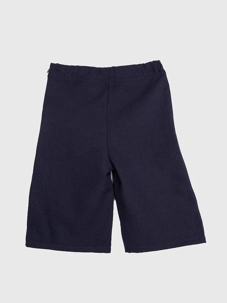 Girls Navy Blue Regular Culottes 12503