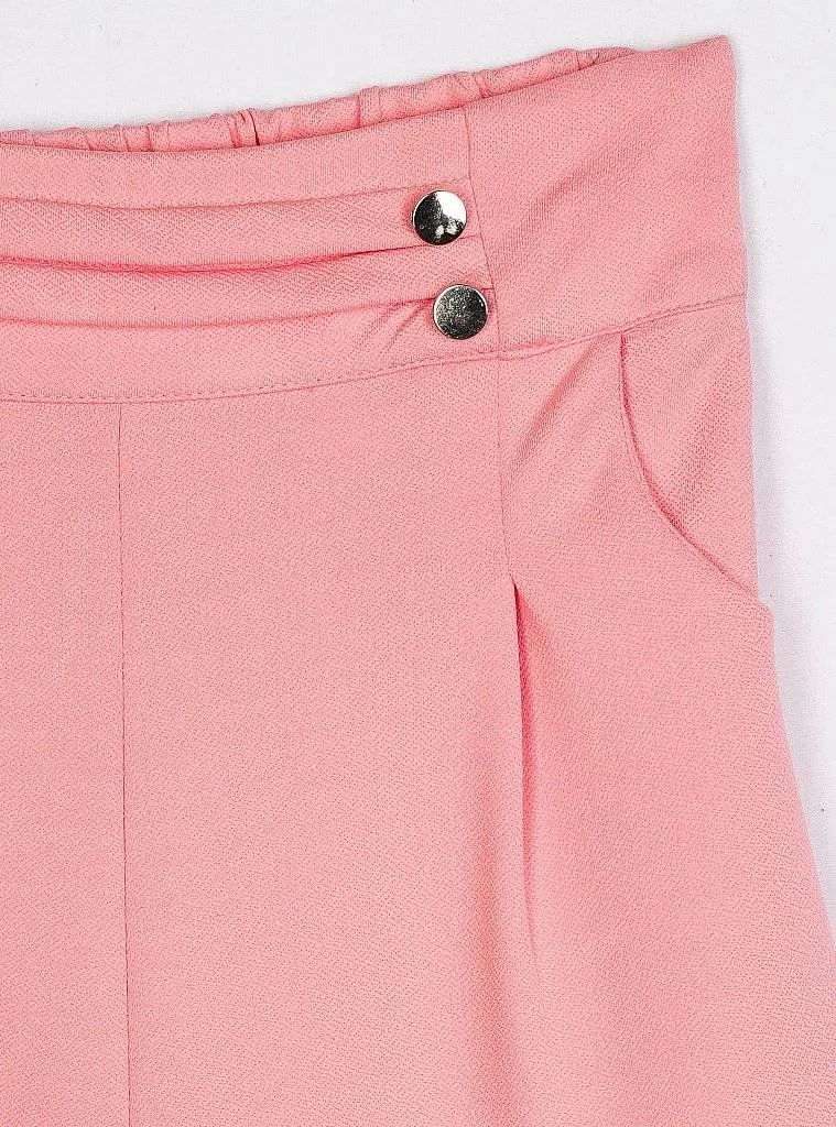 Girls Navy Blue Regular Culottes 12503