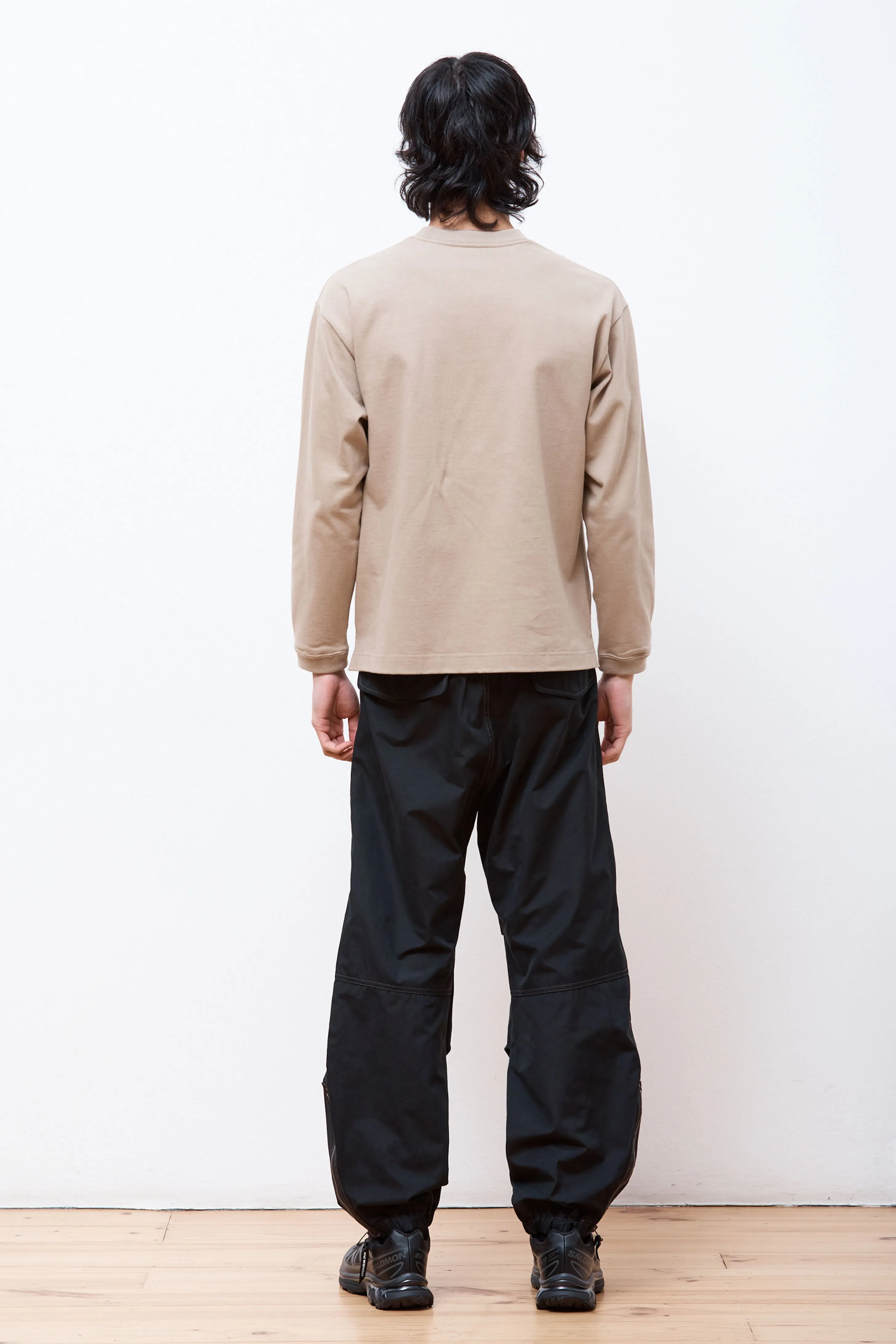 Heavy Cotton Pocket LS T-Shirt L.Beige