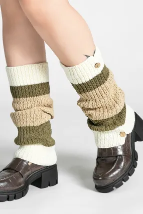 Jubilee Stripe Leg Warmers