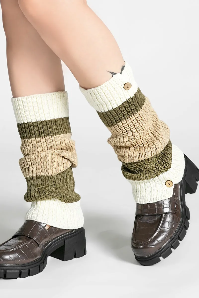 Jubilee Stripe Leg Warmers