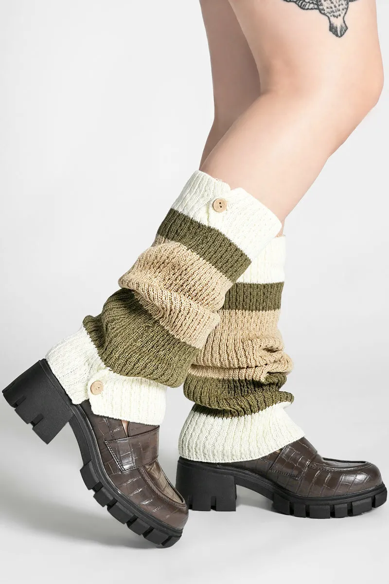 Jubilee Stripe Leg Warmers