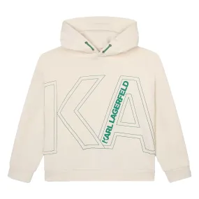 Karl Lagerfeld Beige Hoodie