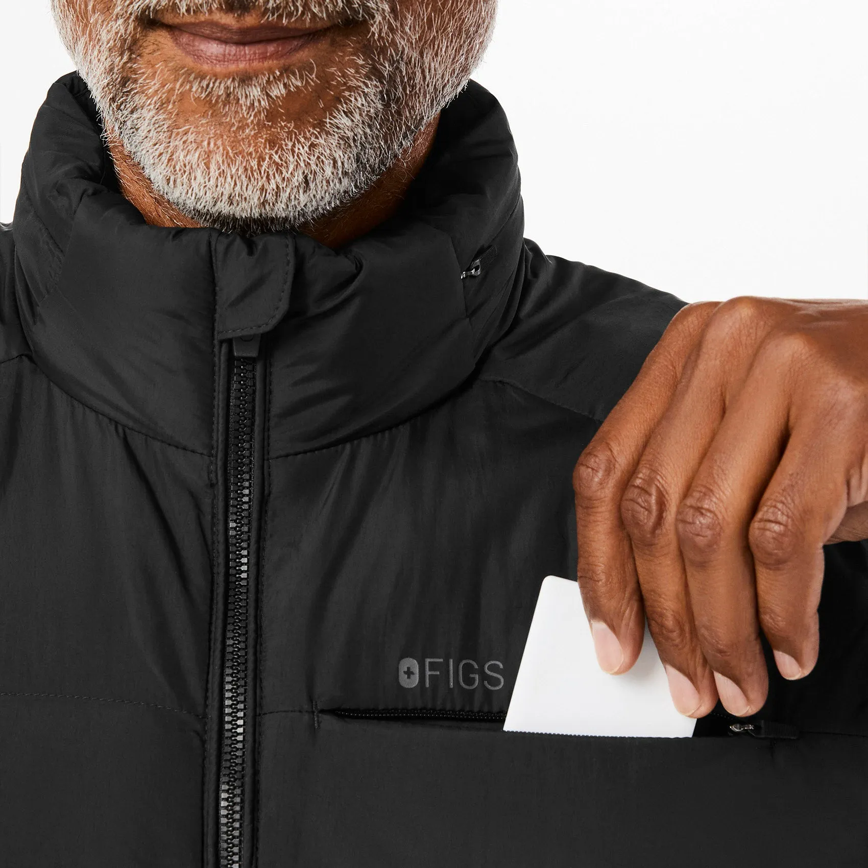 men's Black On-Shift™ Packable - Puffer Vest