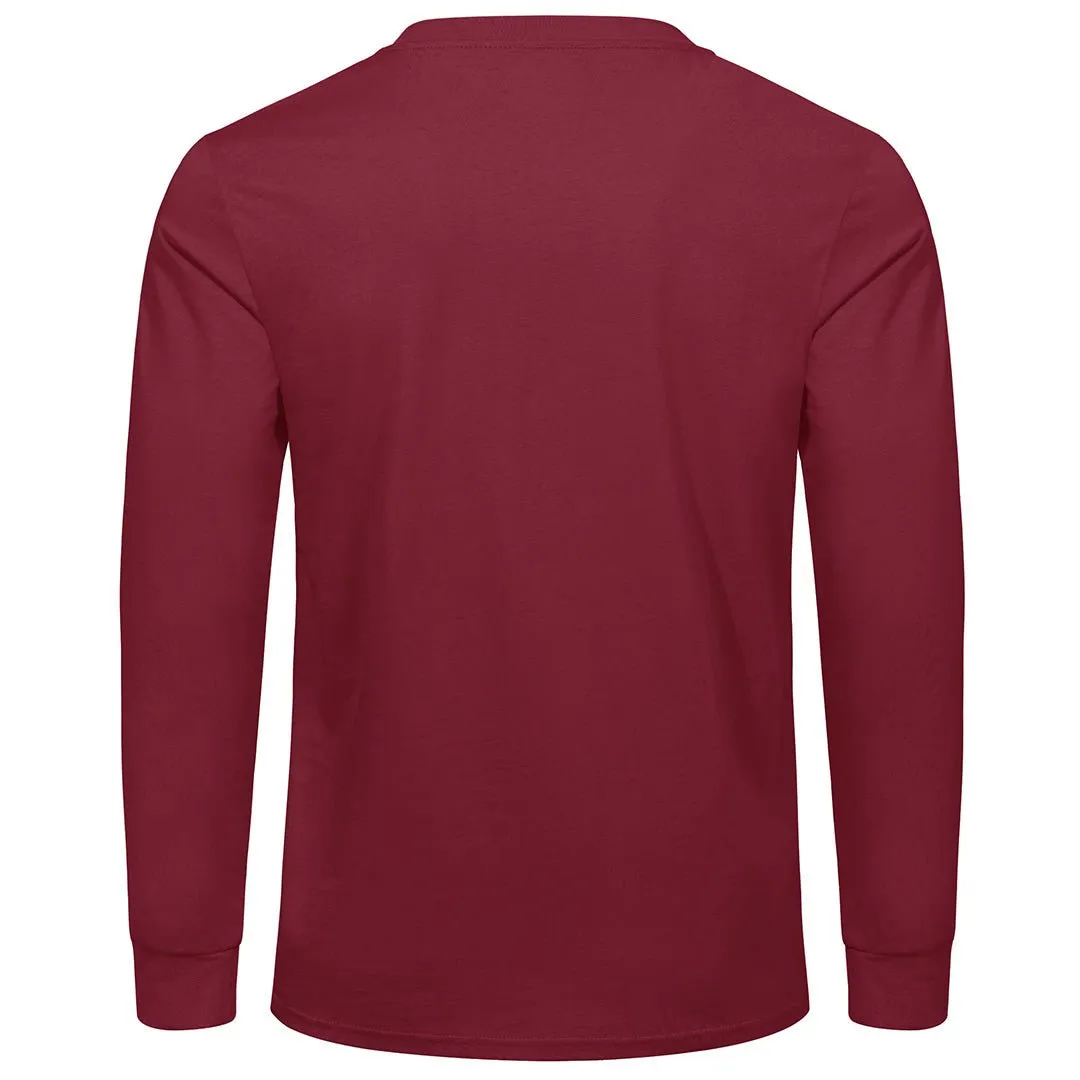 Men's Cotton Henley Moisture Wicking Casual Shirts 2024 Long Sleeve