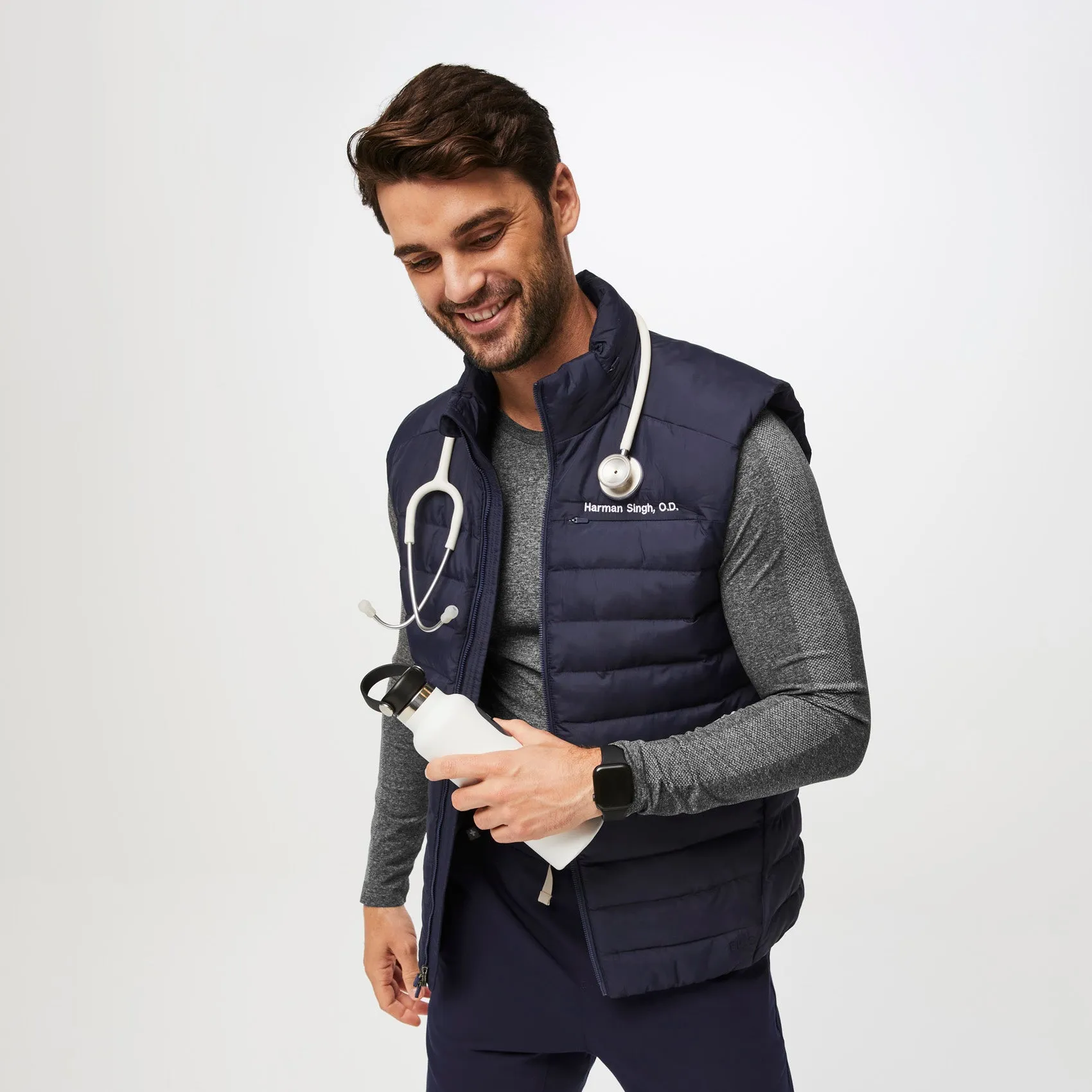 men's Navy On-Shift™ Packable - Puffer Vest