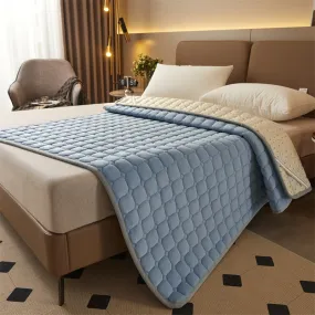 Milk Fiber Quilted Mattress Cushion Home Bed Cushion