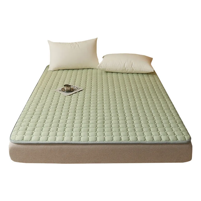 Milk Fiber Quilted Mattress Cushion Home Bed Cushion