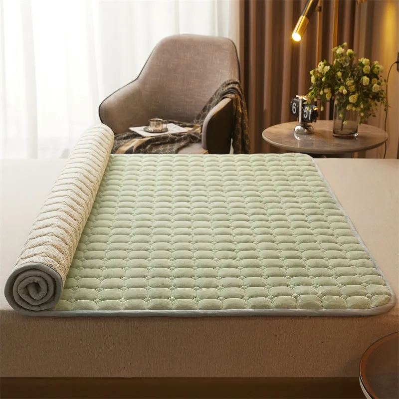 Milk Fiber Quilted Mattress Cushion Home Bed Cushion
