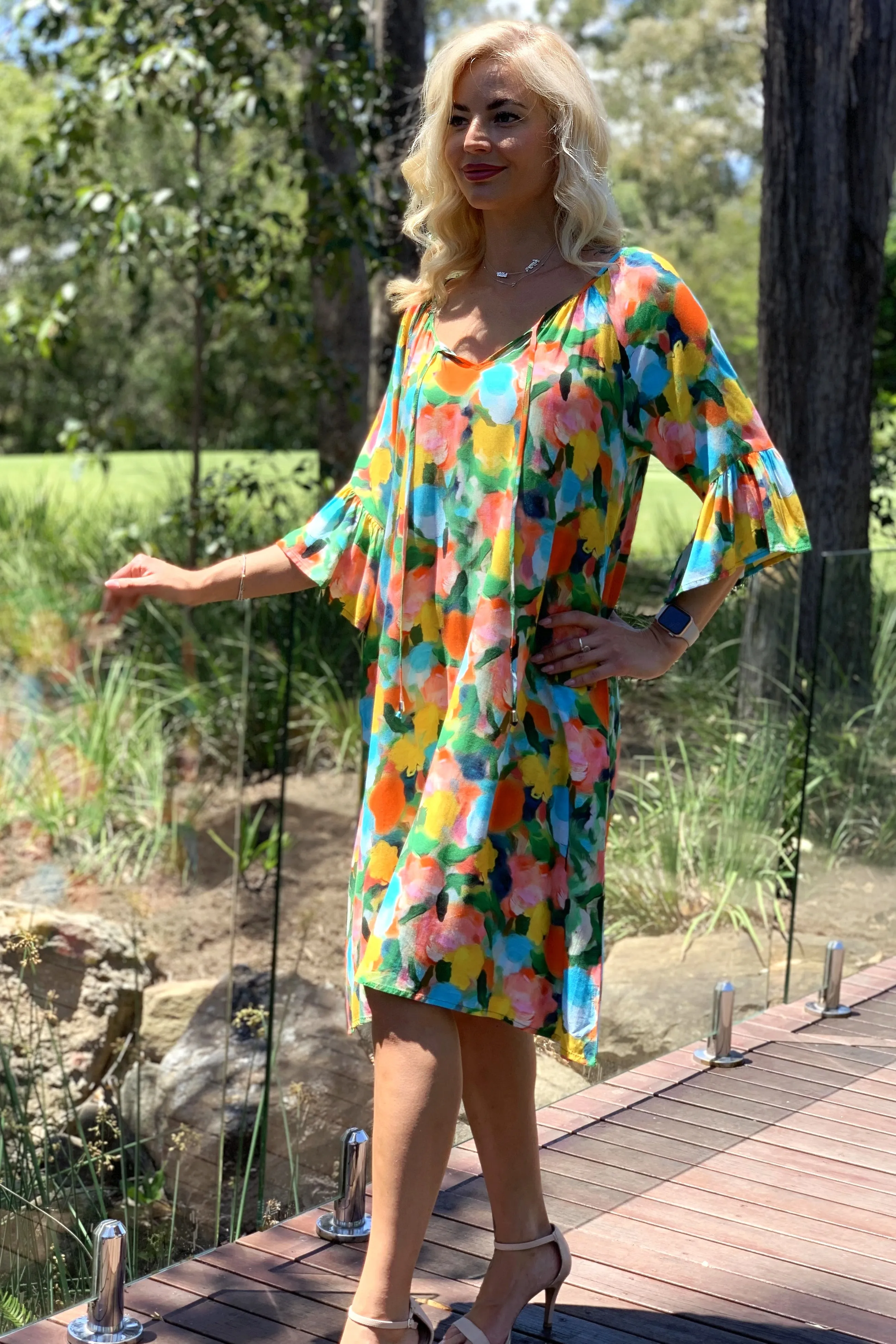 Monet Tunic Pocket Dress