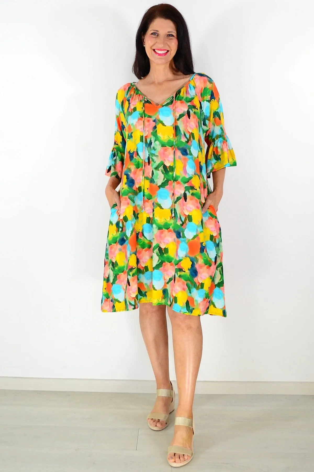 Monet Tunic Pocket Dress