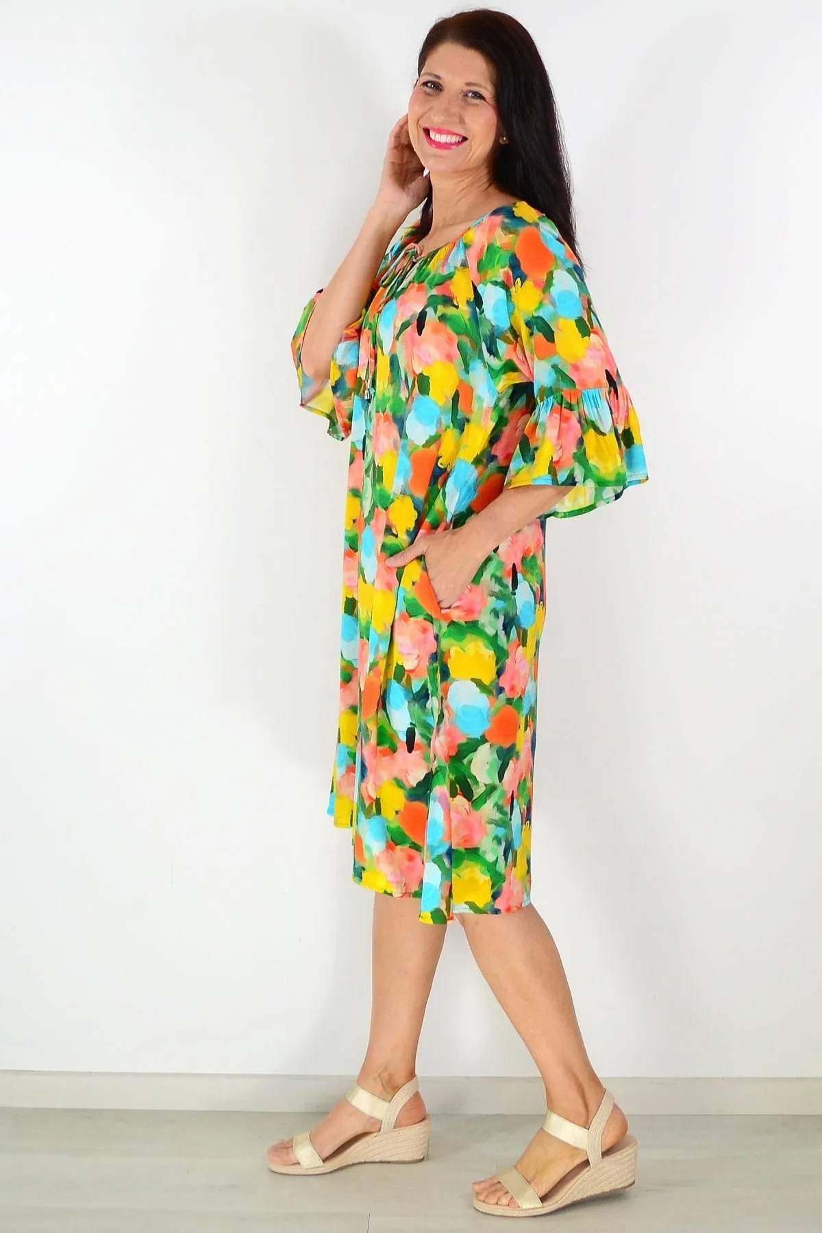 Monet Tunic Pocket Dress