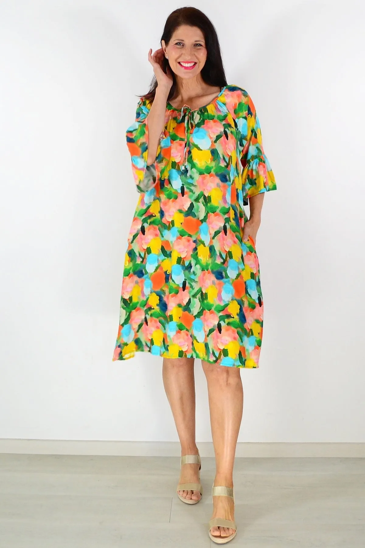 Monet Tunic Pocket Dress