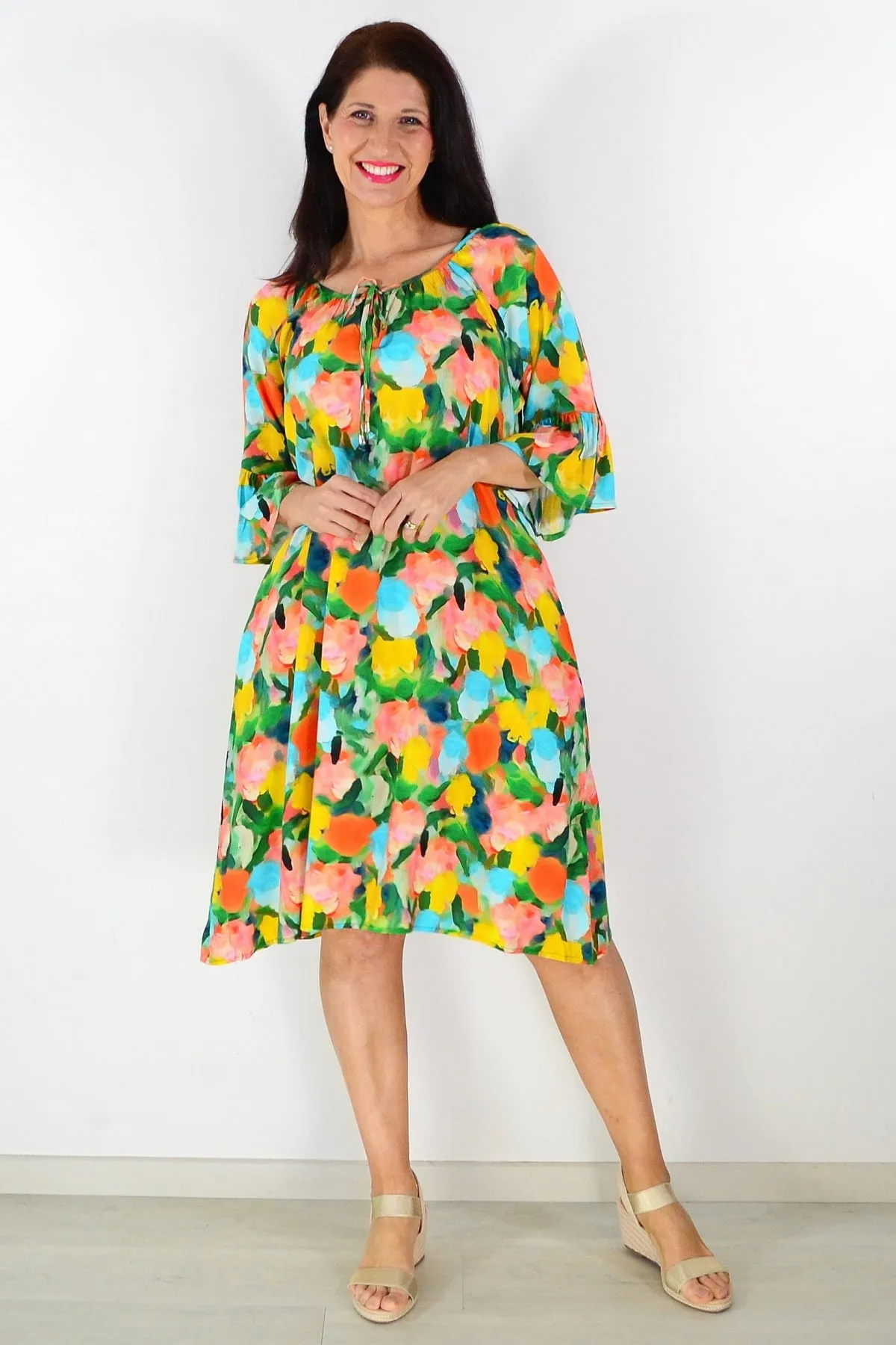 Monet Tunic Pocket Dress