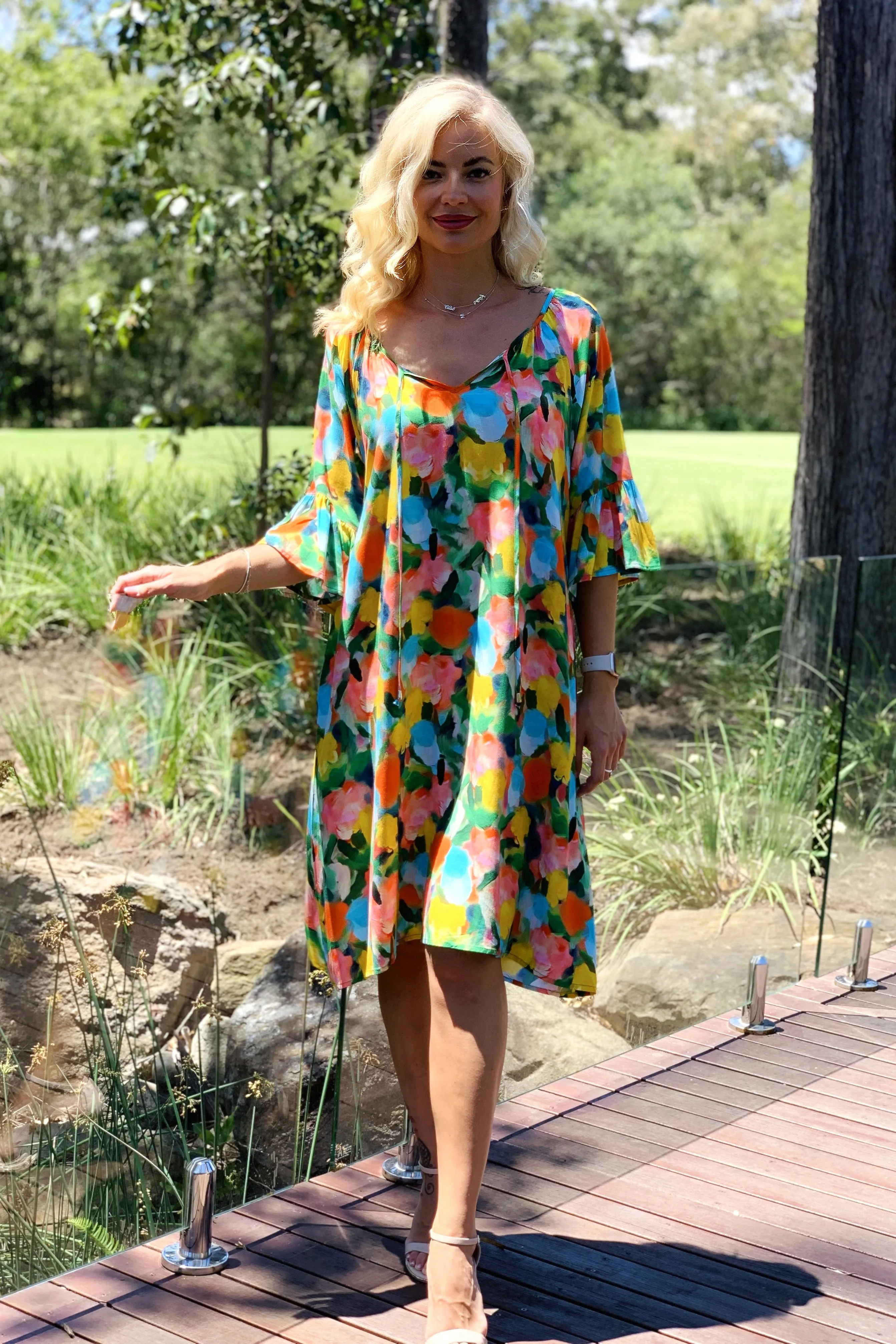 Monet Tunic Pocket Dress