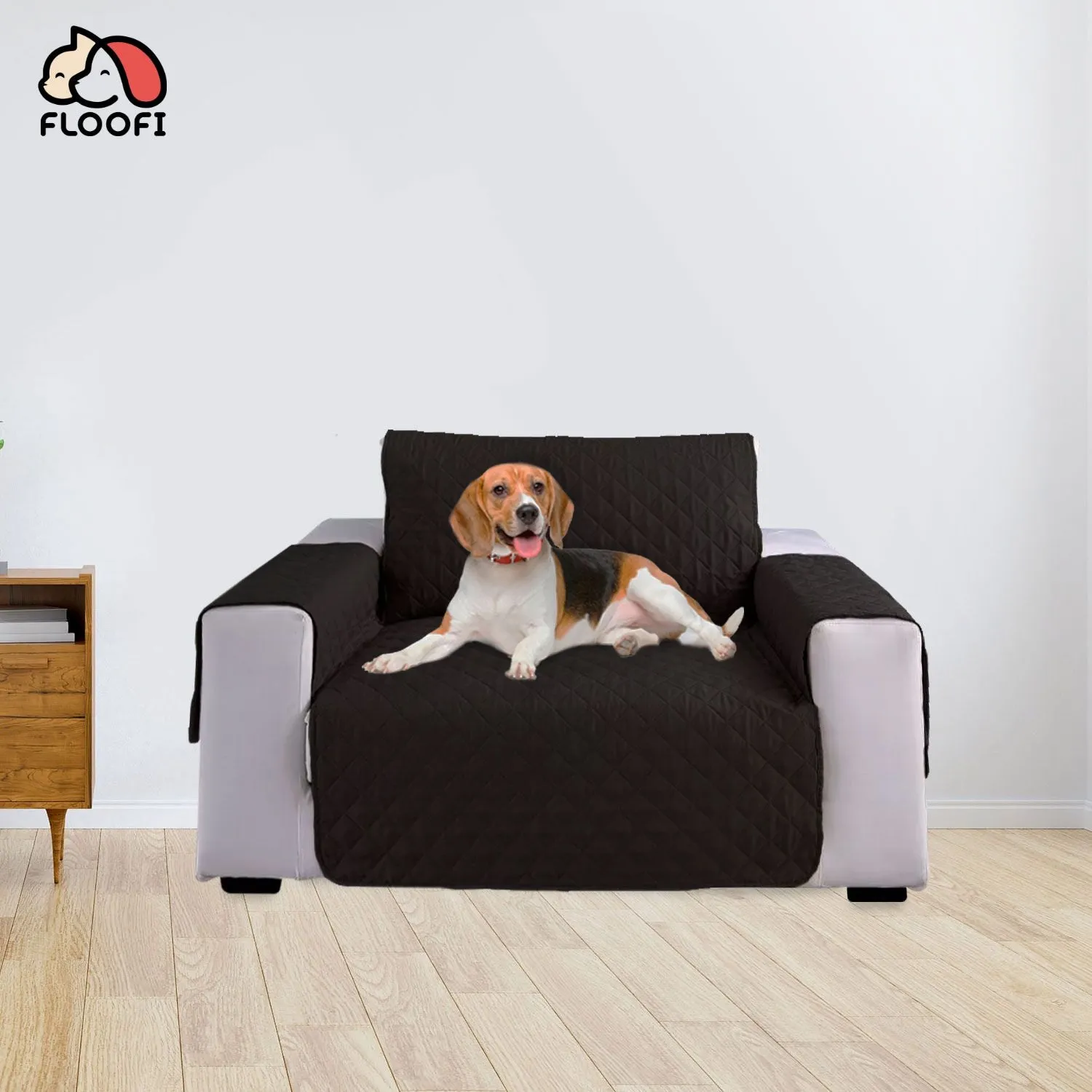 Non-Slip Pet Sofa Cover, 1 Seat, Quilted, Machine Washable