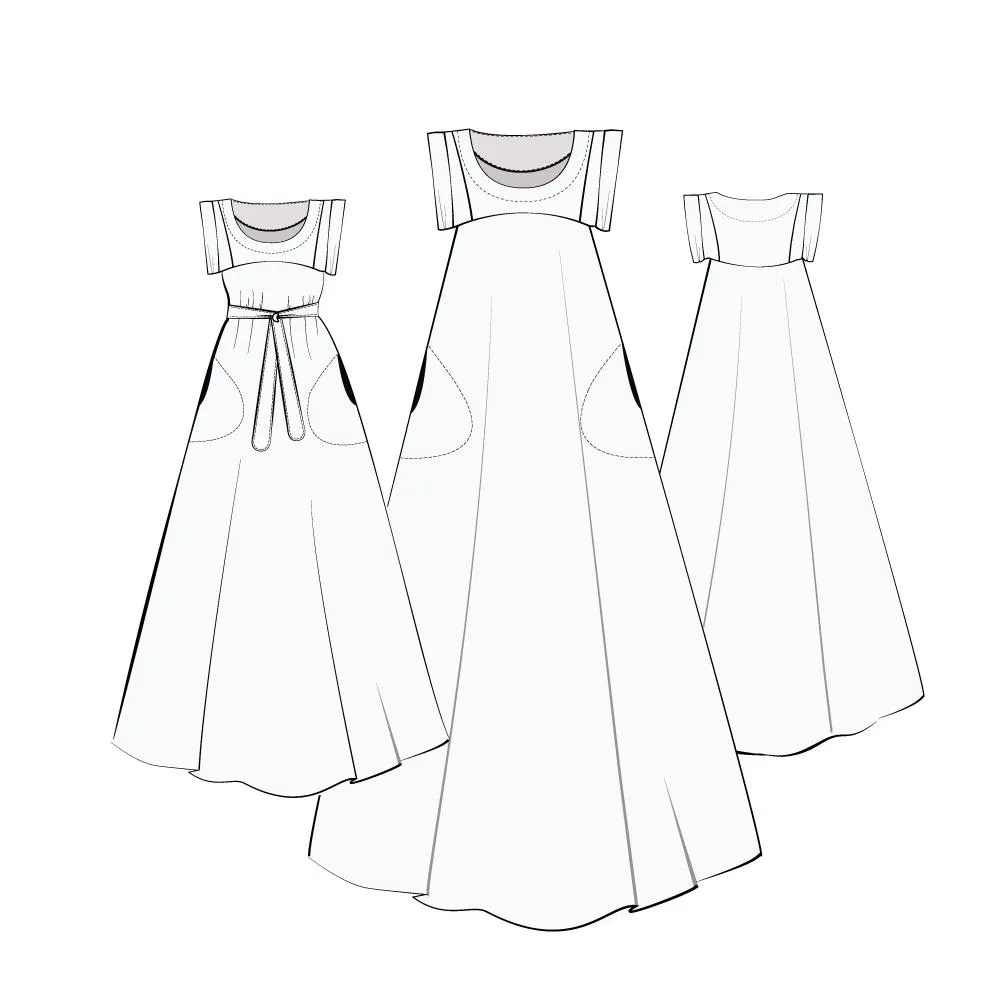 Pattern Fantastique - Celestial Maxi Dress and Top