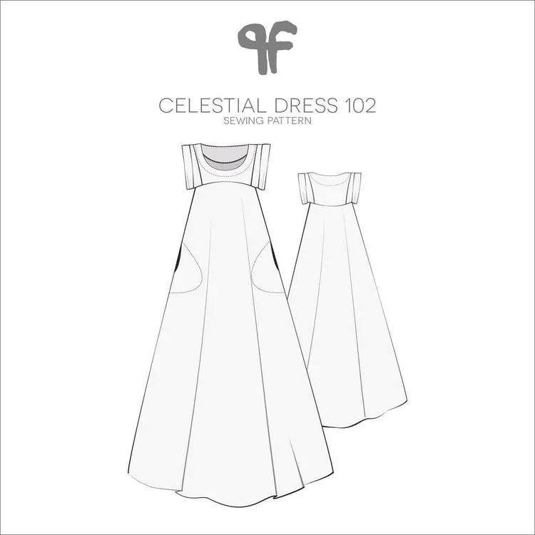 Pattern Fantastique - Celestial Maxi Dress and Top